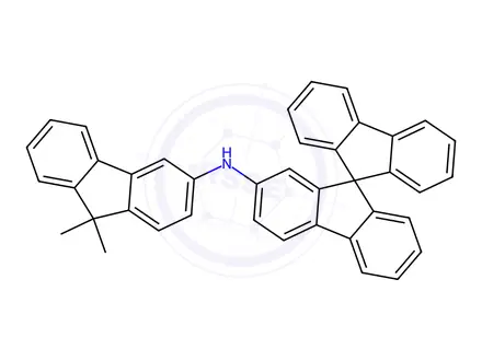Chemical structure of N-(9,9-dimethyl-9H-fluoren-3-yl)-9,9'-spirobi[fluoren]-2-amine
