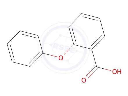 Chemical structure of 2-Phenoxybenzoic Acid