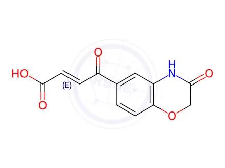Chemical structure of 4-Oxo-4-(3-oxo-3,4-dihydro-2H-benzo[b][1,4]oxazin-6-yl)but-2-enoic Acid