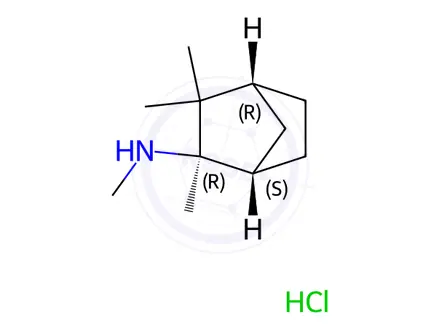 Chemical structure of R-(-)-Mecamylamine Hydrochloride