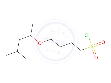 Chemical structure of 4-((4-Methylpentan-2-yl)oxy)butane-1-sulfonyl chloride