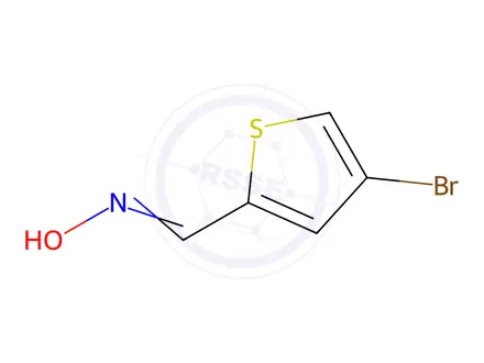 Chemical structure of 4-BROMO-THIOPHENE-2-CARBALDEHYDE OXIME