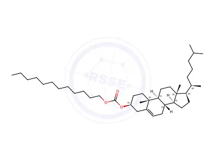 Chemical structure of CHOLESTEROL LAURYL CARBONATE