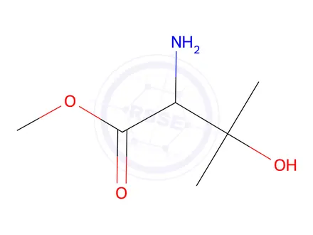 Chemical structure of Methyl 2-amino-3-hydroxy-3-methylbutanoate
