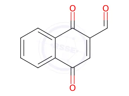 Chemical structure of 1,4-Dioxo-1,4-dihydronaphthalene-2-carbaldehyde