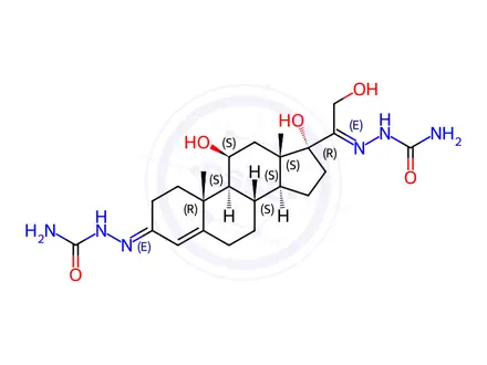 Chemical structure of Prednisolone Impurity 153