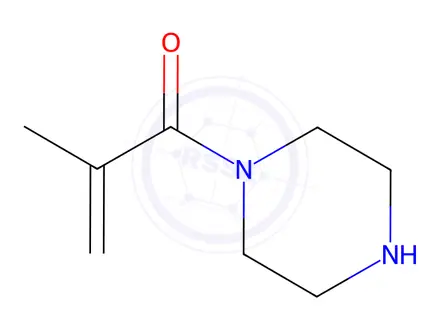 Chemical structure of Piperazine, 1-(2-methyl-1-oxo-2-propenyl)-(9CI)