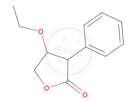 Chemical structure of 2(3H)-Furanone,4-ethoxydihydro-3-phenyl-(9CI)