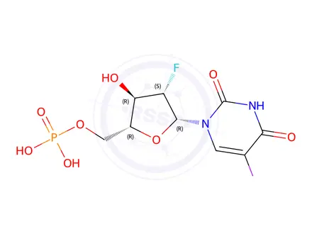 Chemical structure of Fialuridine 5-Monophosphate