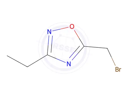 Chemical structure of 5-(Bromomethyl)-3-ethyl-1,2,4-oxadiazole