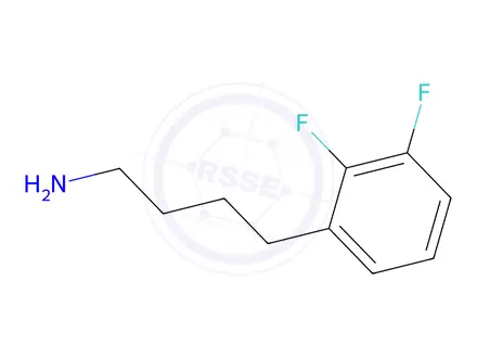 Chemical structure of 4-(2,3-Difluorophenyl)butan-1-amine
