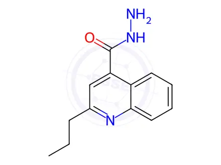 Chemical structure of N'-Propylquinoline-4-carbohydrazide