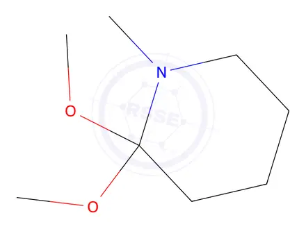 Chemical structure of 2,2-Dimethoxy-1-methylpiperidine