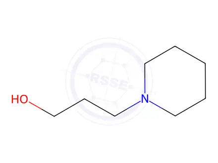 Chemical structure of 1-Piperidinepropanol