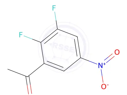 Chemical structure of 2',3'-Difluoro-5'-Nitroacetophenone