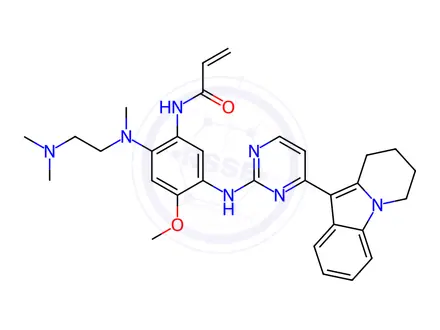 Chemical structure of Oritinib
