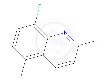 Chemical structure of 8-Fluoro-2,5-dimethylquinoline