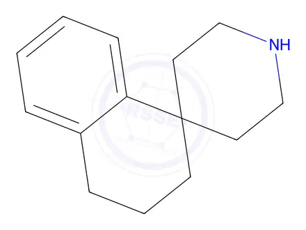 Chemical structure of spiro[2,3-dihydro-1H-naphthalene-4,4'-piperidine]