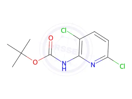 Chemical structure of tert-butyl N-(3,6-dichloropyridin-2-yl)carbamate