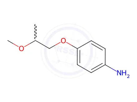 Chemical structure of 4-(2-methoxypropoxy)aniline