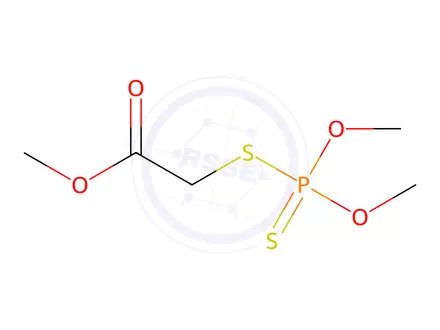 Chemical structure of Methyl (Dimethoxyphosphinothioylthio)acetate