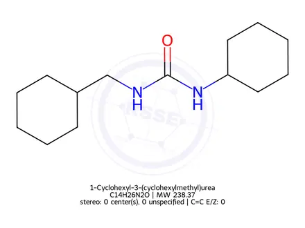 Chemical structure of 1-Cyclohexyl-3-(cyclohexylmethyl)urea