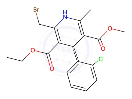 Chemical structure of Amlodipine Bromo intermediate