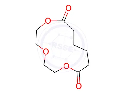 Chemical structure of 1,4,7-Trioxacyclotridecane-8,13-dione
