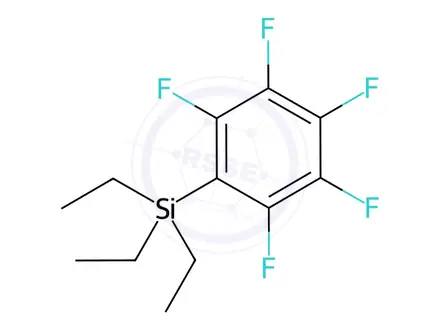 Chemical structure of Triethyl(pentafluorophenyl)silane