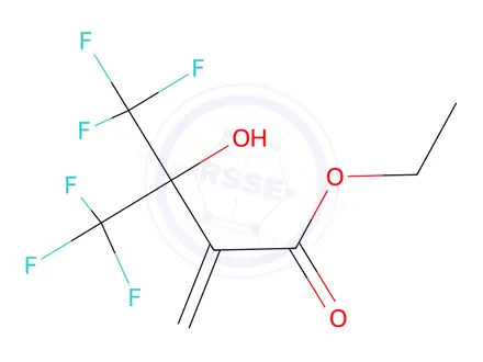 Chemical structure of Ethyl 4,4,4-trifluoro-3-hydroxy-2-methylene-3-(trifluoromethyl)butanoate