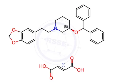 Chemical structure of Zamifenacin Fumarate