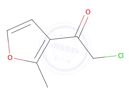 Chemical structure of 2-Chloro-1-(2-methylfuran-3-yl)ethan-1-one