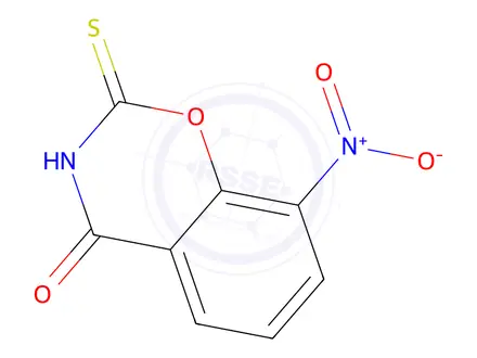 Chemical structure of 8-Nitro-2-thio-2H-1,3-benzoxazine-2,4(3H)-dione