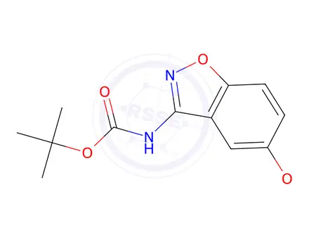 Chemical structure of tert-Butyl (5-methoxybenzo[d]isoxazol-3-yl)carbamate