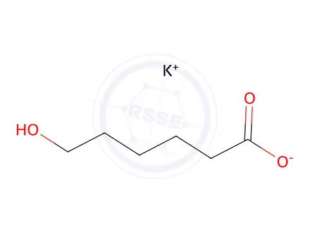 Chemical structure of Potassium 6-hydroxyhexanoate