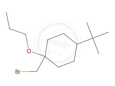 Chemical structure of 1-(Bromomethyl)-4-(tert-butyl)-1-propoxycyclohexane