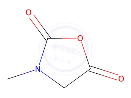 Chemical structure of 3-Methyl-2,5-oxazolidinedione