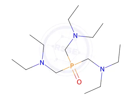 Chemical structure of Tris[(diethylamino)methyl]phosphine oxide
