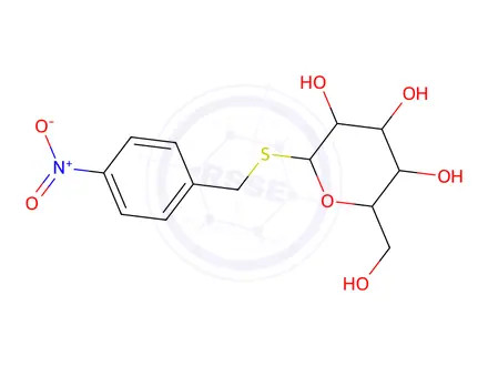 Chemical structure of 4-Nitrobenzyl 1-Thio-β-D-galactopryranoside