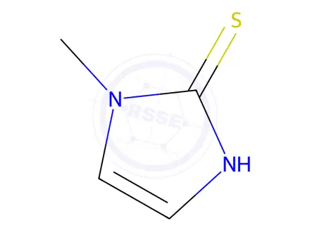 Chemical structure of Thiamazole