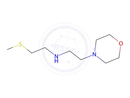 Chemical structure of 2-(Methylthio)-N-(2-morpholinoethyl)ethan-1-amine