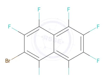 Chemical structure of 2-Bromo-1,3,4,5,6,7,8-heptafluoronaphthalene