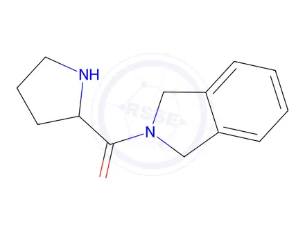 Chemical structure of 2-(pyrrolidine-2-carbonyl)-2,3-dihydro-1h-isoindole