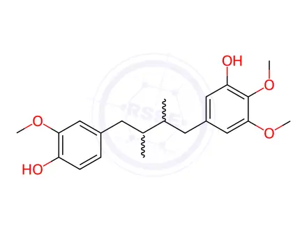 Chemical structure of SCHINEOLIGNINS C