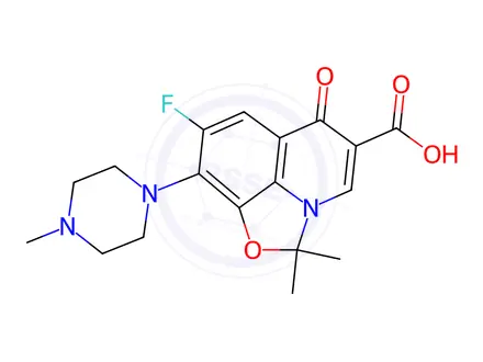 Chemical structure of Ofloxacin Dihydrooxazole Impurity