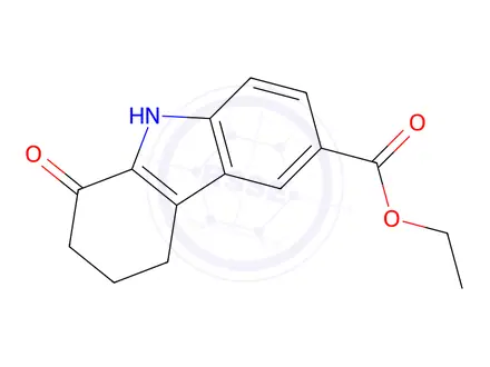 Chemical structure of Ethyl 1-oxo-2,3,4,9-tetrahydro-1H-carbazole-6-carboxylate