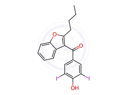 Chemical structure of Amiodarone EP Impurity D (Amiodarone USP Related Compound D)