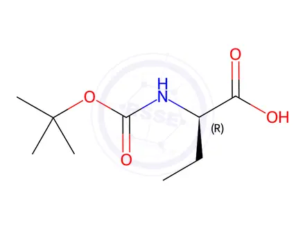 Chemical structure of Boc-D-2-aminobutanoic Acid