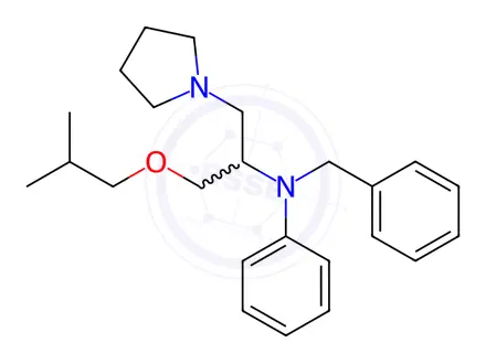 Chemical structure of Bepridil Impurity 56