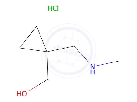 Chemical structure of (1-((Methylamino)methyl)cyclopropyl)methanol hydrochloride